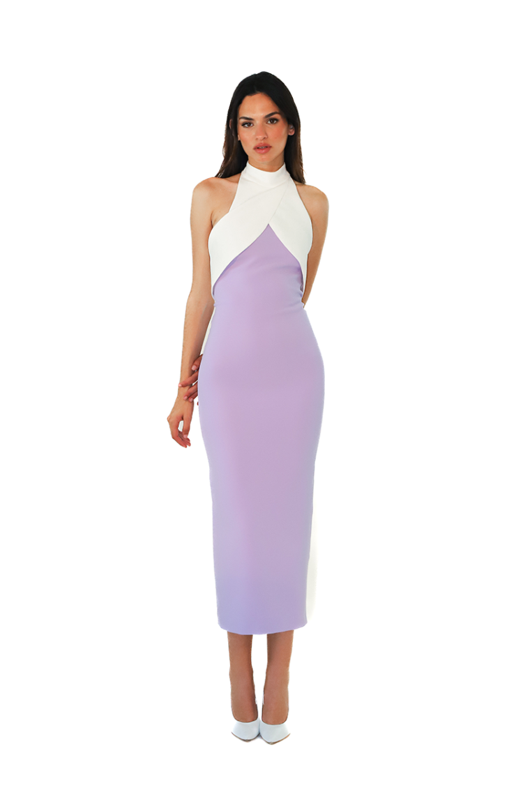 Vestido Olga · Malva