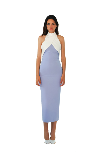 Vestido Olga · Celeste