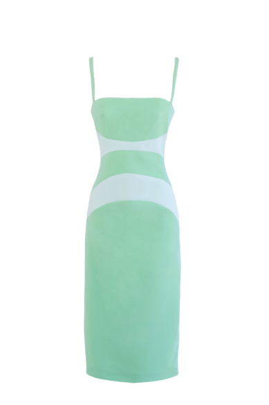 Vestido Inés · Menta