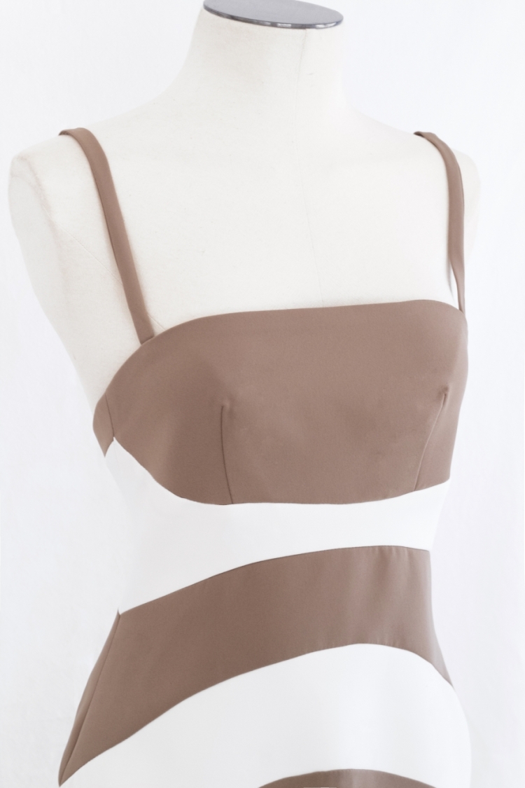 Vestido Inés · Camel