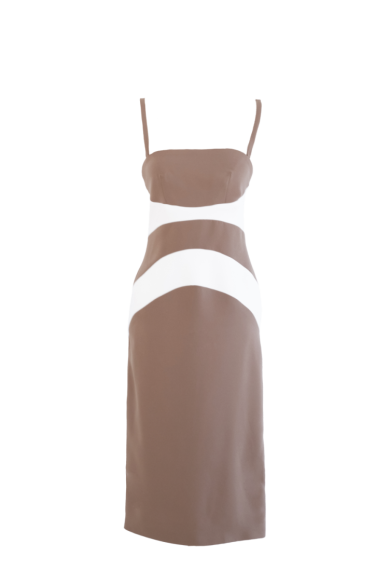 Vestido Inés · Camel