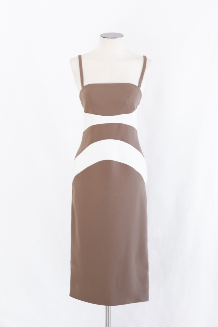 Vestido Inés · Camel