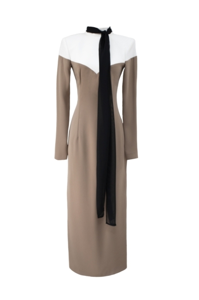 Vestido Inma Camel