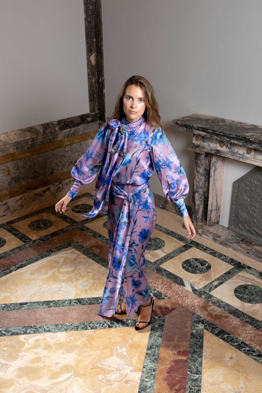 Vestido Letizia malva 2