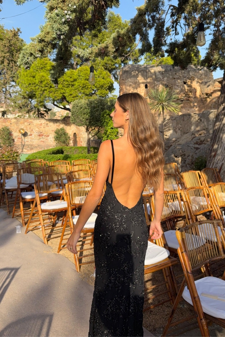 Vestido Azabache-Montenegro x Marina Barrial