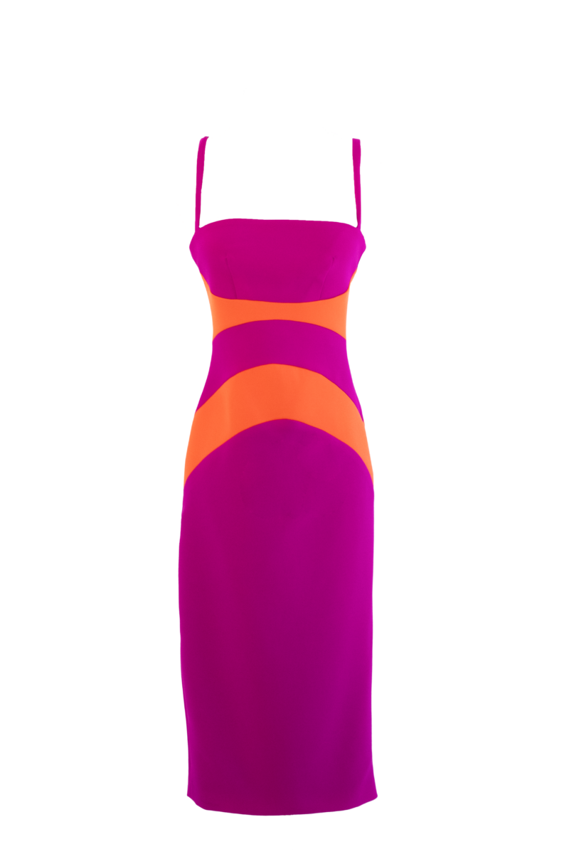 Vestido Inés · Fucsia